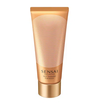 Sensai Silky Bronze Self Tanning For Body In White