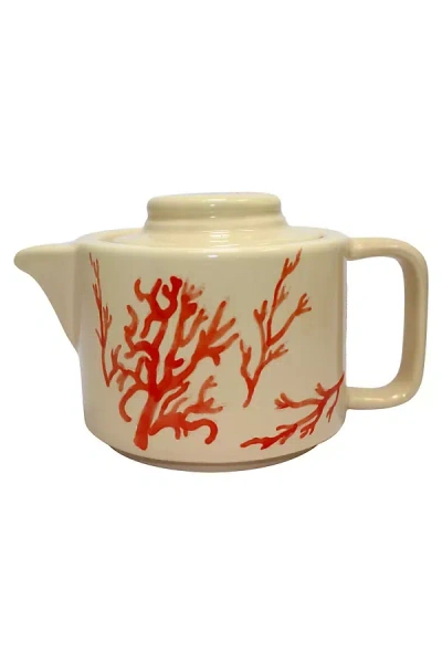 Sensi Studio Ceramic Teapot In Neutral
