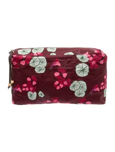 Pre-owned Sensi Studio Clutch In Burgundy