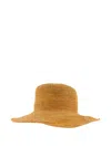 Sensi Studio Crochet Wire-brim Hat In Brown