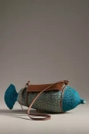 Sensi Studio Fish Handbag In Blue