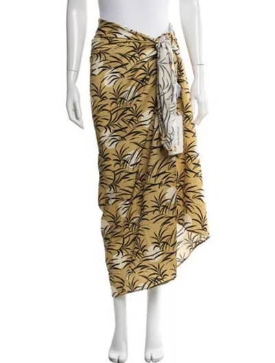 Pre-owned Sensi Studio Floral Print Cover-up W/ Tags In Multicolor