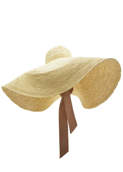 Sensi Studio Glamour Wide Straw Sun Hat In Natural