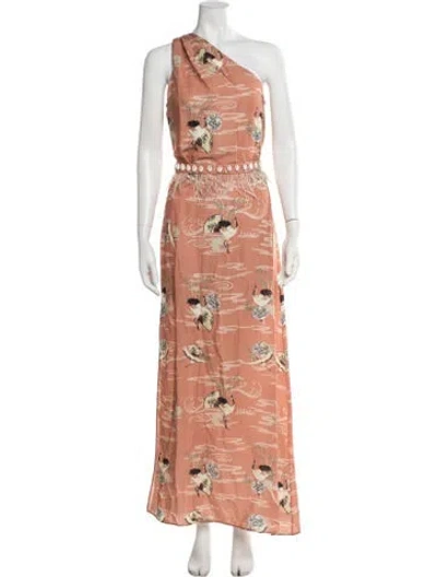 Pre-owned Sensi Studio Linen Long Dress W/ Tags In Multicolor