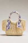 Sensi Studio Mini Frayed Handbag In Multi