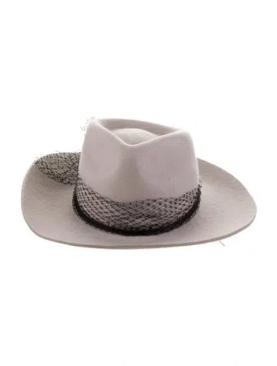 Pre-owned Sensi Studio Muyo Felted Hat In Neutral