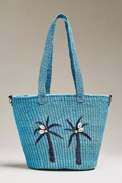 Sensi Studio Palmas Tote Bag In Blue