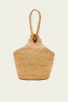 Sensi Studio Pull Through Bag In Beige