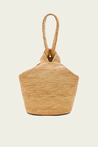 Sensi Studio Pull Through Bag In Beige