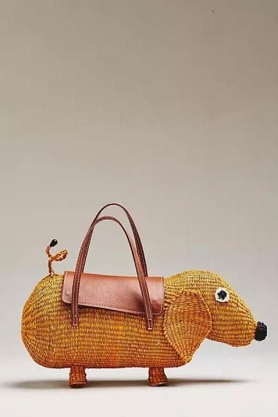 Sensi Studio Straw Dog Bag In Sand