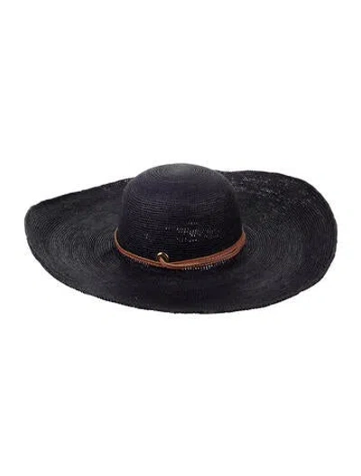 Pre-owned Sensi Studio Straw Sun Hat In Blue