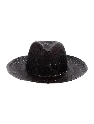 Pre-owned Sensi Studio Straw Sun Hat In Brown