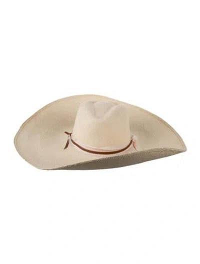 Pre-owned Sensi Studio Straw Sun Hat In Neutrals