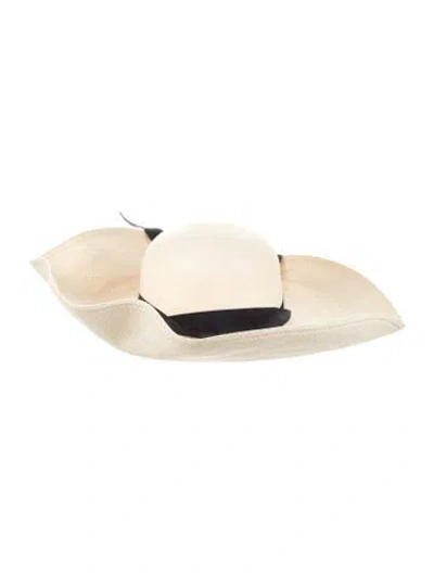 Pre-owned Sensi Studio Sun Hat In Neutral