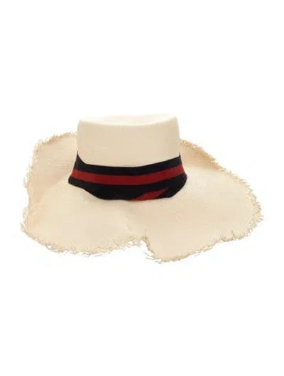 Pre-owned Sensi Studio Sun Hat In Neutrals