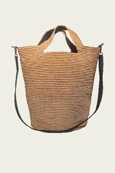 Sensi Studio Tall Bag With Leather Strap