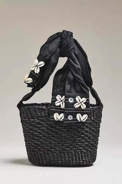 Sensi Studio Upcycled Sleeve Handle Bucket Bag In Black