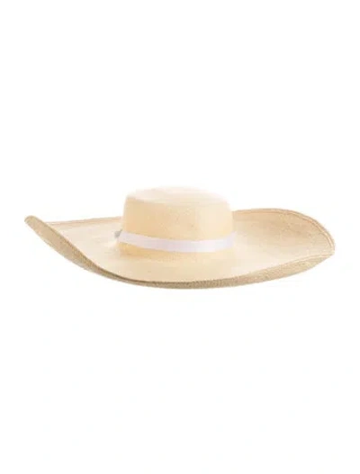 Pre-owned Sensi Studio Wide Brim Hat In Neutral