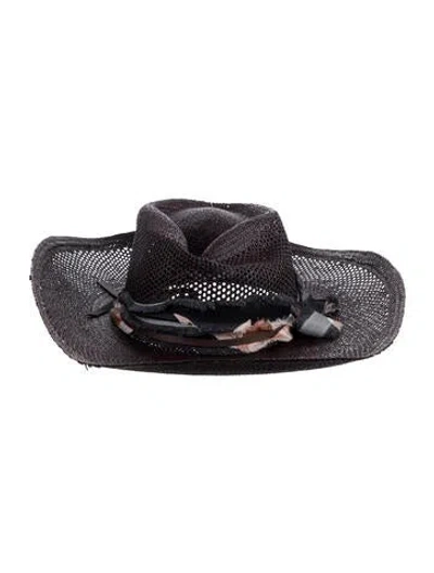 Pre-owned Sensi Studio Wide Brim Sun Hat In Brown
