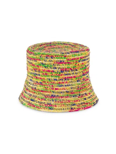 Sensi Studio Women's Mediterranean Pop The Traveler, Multicolor Lampshade Hat
