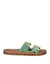 Sensi Woman Sandals Sage Green Size 10 Recycled Pvc In Green