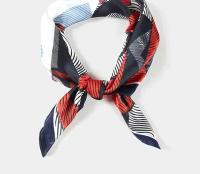 Sensibling Corp Women's Geometric Pattern Silky Bandana In Multi