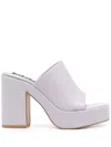 Senso Yael Leather Mules In Violett