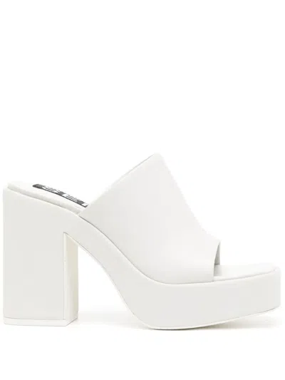 Senso Yael Leather Mules In Weiss