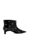 Senso 40mm Stud-embellished Boots In Black