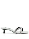 Senso Tatiana I Crystal Embellished Mules In Silber