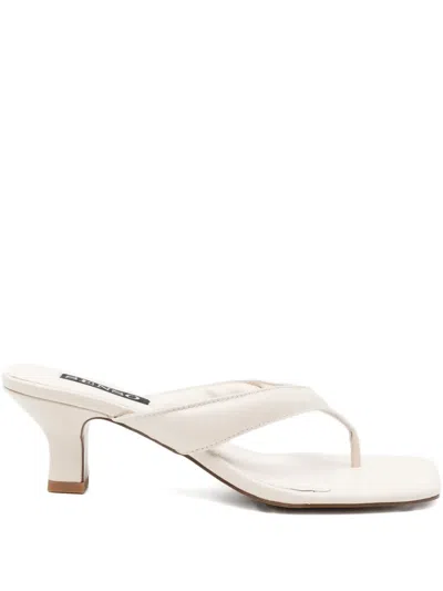 Senso 60mm Square Sandals In Neutral