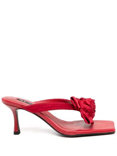 Senso 70mm Electra Heeled Mules In Red
