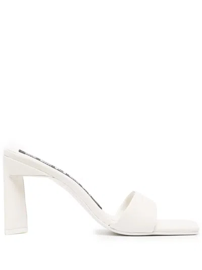 Senso Venus 80mm Leather Mules In White