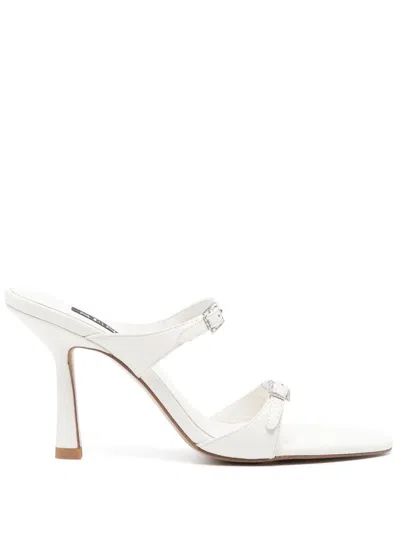 Senso Kira 90mm Open-toe Sandals In White