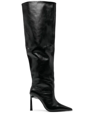 Senso 95mm Octavia Ii Leather Boots In Schwarz