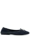 Senso Becca Iv Suede Ballerina Flats In Blue