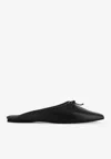 Senso Bennett I Leather Flat Mules In Black