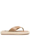 Senso Bianca Thong-strap Sandals In Braun