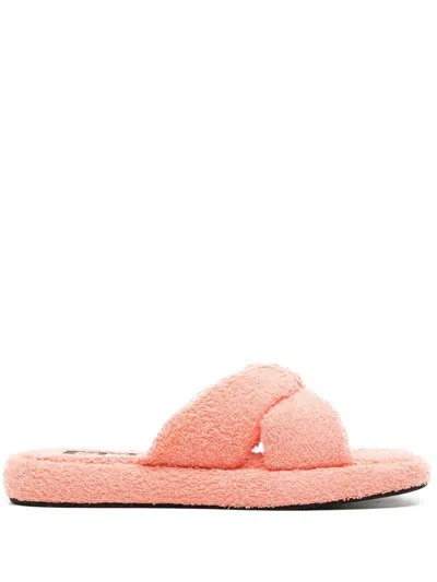 Senso Bubbles Terry-cloth Effect Sandals In Rosa