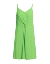 Senso By Atmosfashion Woman Midi Dress Acid Green Size 10 Polyester In Green