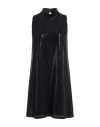 Senso By Atmosfashion Woman Mini Dress Midnight Blue Size 8 Polyamide, Elastane, Metal In Blue