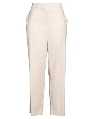 Senso By Atmosfashion Woman Pants Beige Size 14 Polyester, Viscose, Elastane