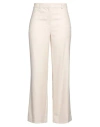 Senso By Atmosfashion Woman Pants Ivory Size 14 Polyester, Viscose, Elastane
