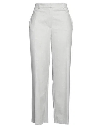 Senso By Atmosfashion Woman Pants Light Grey Size 14 Polyester, Viscose, Elastane