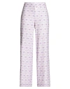 Senso By Atmosfashion Woman Pants Lilac Size 12 Cotton In Purple