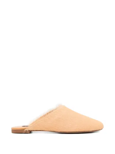 Senso Caelan Pony-hair Ballet Flats In Neutral