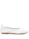 Senso Daphne Iv Leather Ballerina Shoes In White