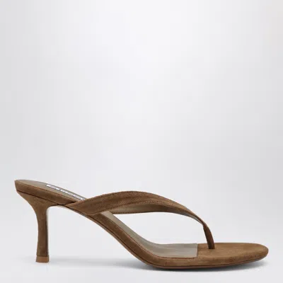 Senso Farah Suede Slides In Butterscotch Color In Brown