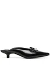 Senso Fenton Ii 30mm Leather Mules In Black