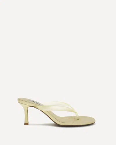 Senso Flowe Leather And Rubber Heeled Sandals In Yellow